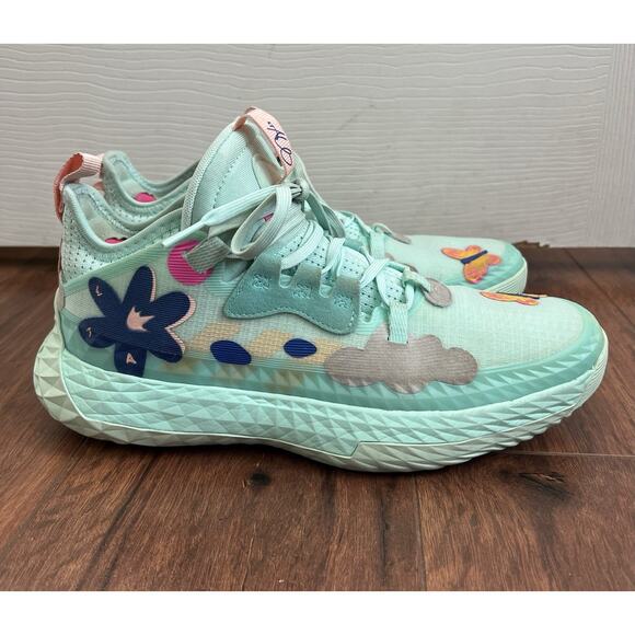 ADIDAS Mens Clear Mint Harden Vol. 5 Futurenatural Support Basketball Sneakers 6 - Picture 2 of 12